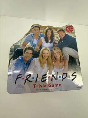Friends Trivia Game Collector Tin 2002 TV Show 1000 Questions Cardinal Complete